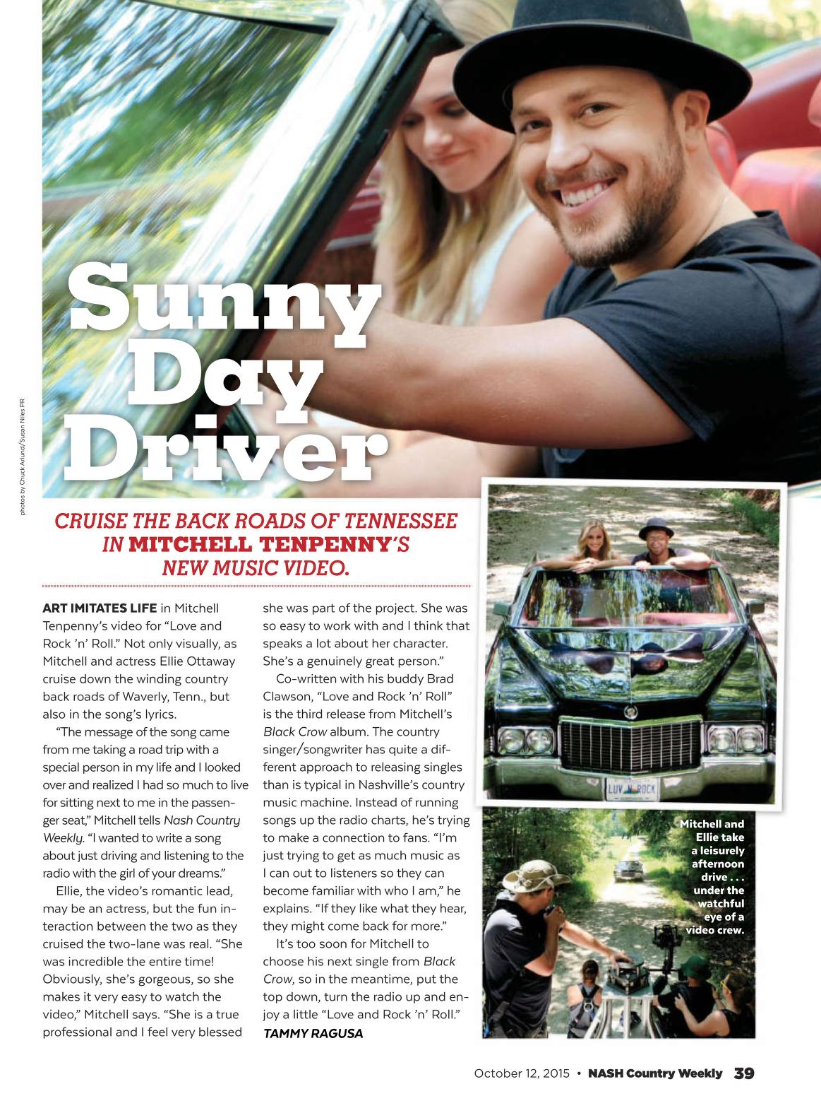 Country Weekly Article on Mitchell Tenpenny